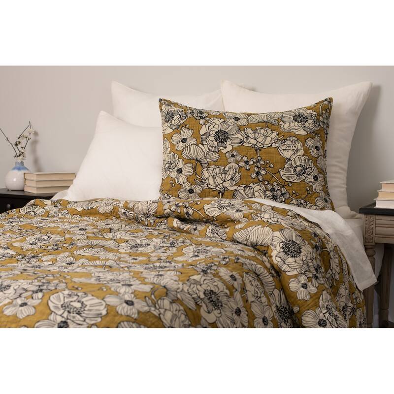 Hinsley Sham, Ochre, Standard Sham