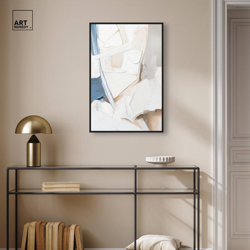 Bone and Beige I Canvas by Art Remedy