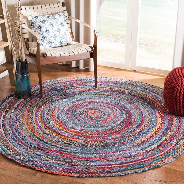 SAFAVIEH Handmade Braided Gretta Country Cotton Rug On Sale