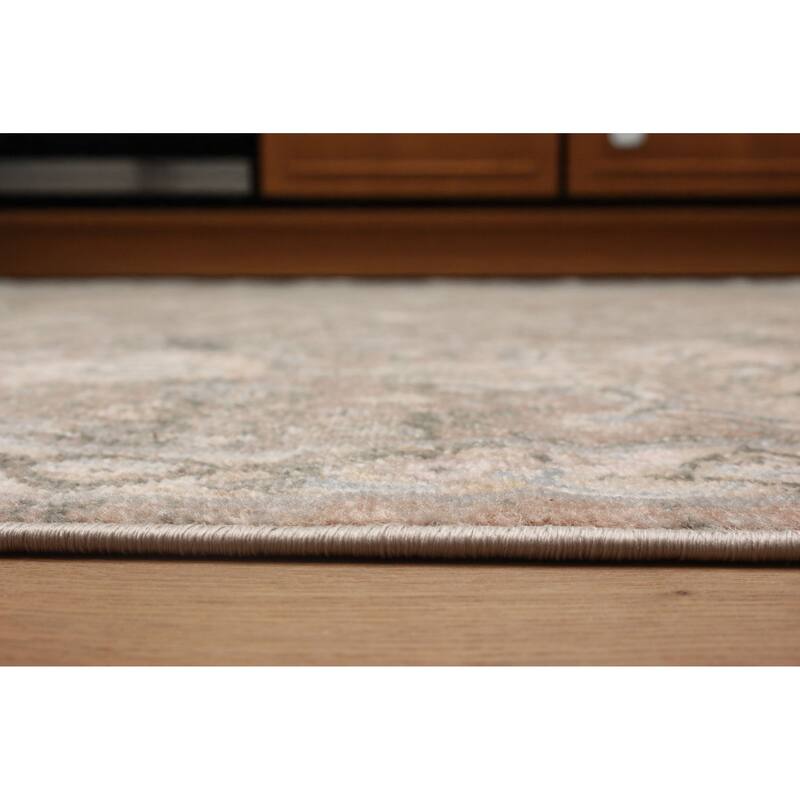 ECARPETGALLERY Machine Woven Ashby Tan Area Rug