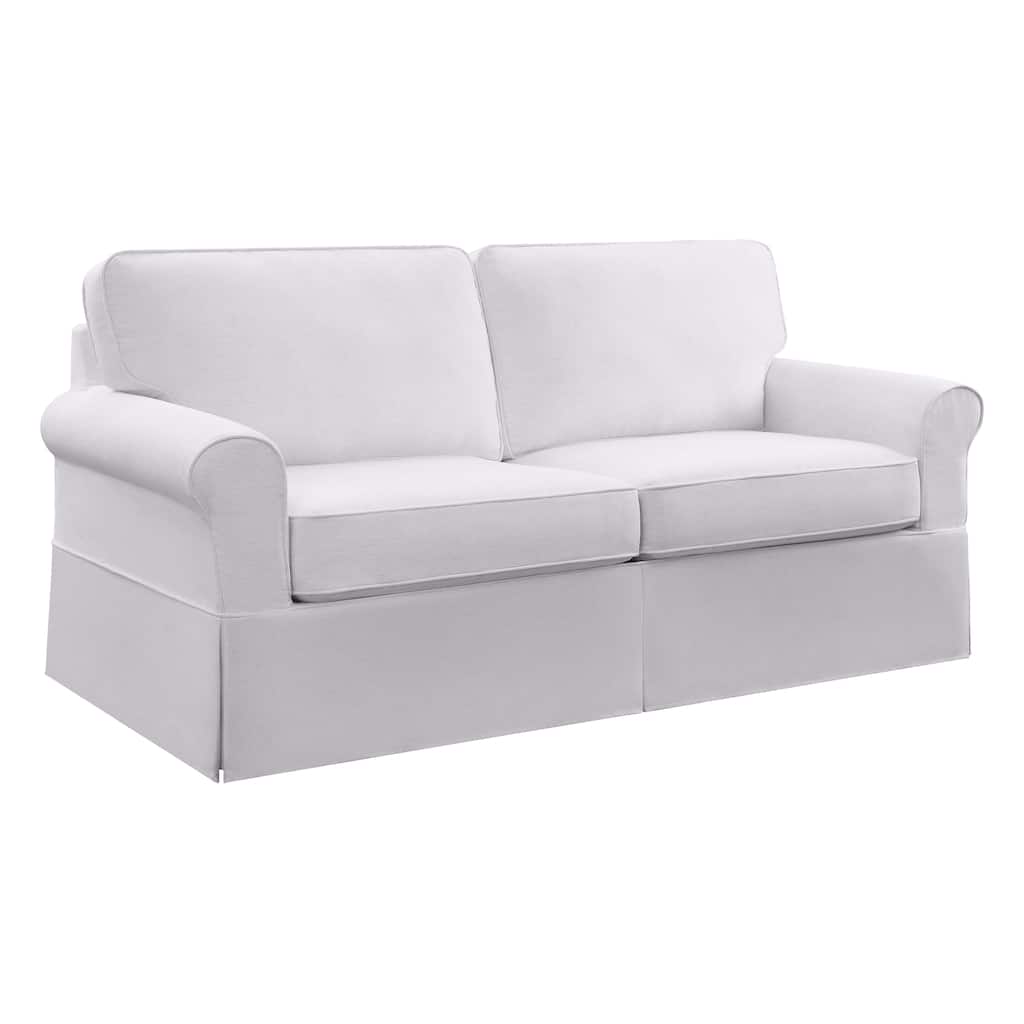 Porch & Den Zuni Mid-century Slip Cover Sofa