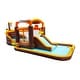 preview thumbnail 5 of 7, Inflatable Big Bounce House Playground Features a Cruise Ship Design and Includes a Slide, Splash Pool, Basketball Hoop