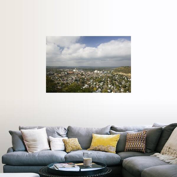 Shop High Angle View Of A City Mississippi River Valley Red Wing Minnesota Poster Print Overstock 16870497