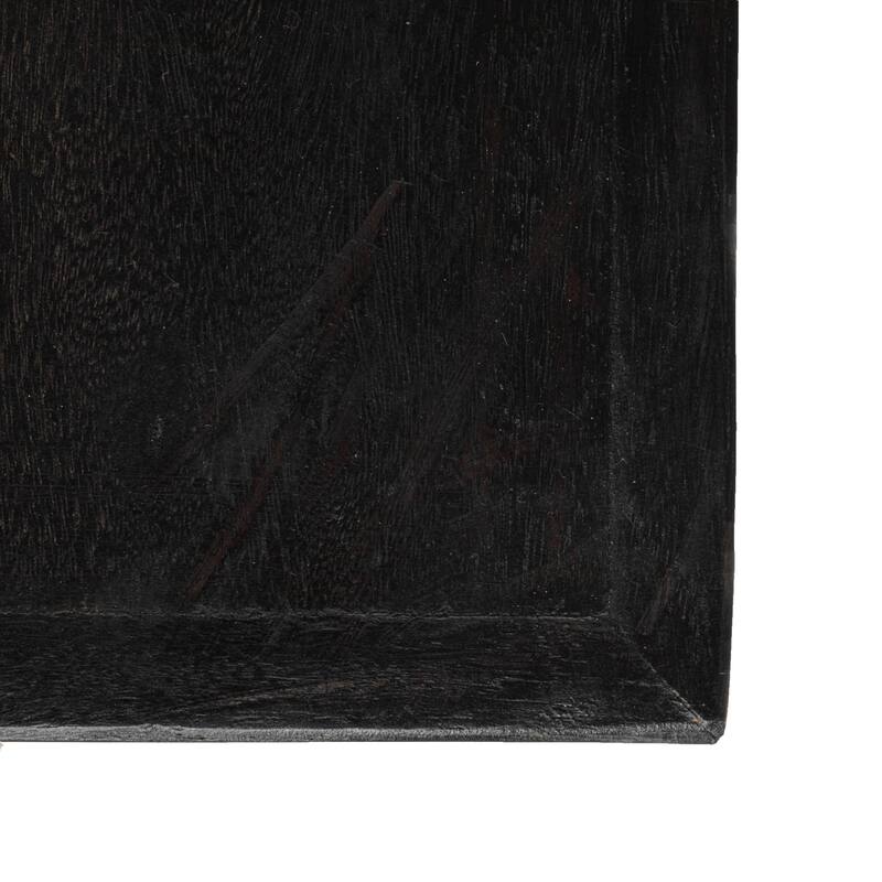 Elegant Acacia Wood Rectangular Dining Table - 79.0"L x 36.0"W x 30.0"H