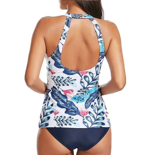 Shop Holipick Women Two Piece Plus Size Sexy Backless High Neck