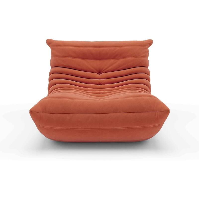 Fireside Chair Single Sofa Teddy Fabric Bean Bag Chair