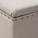 preview thumbnail 34 of 60, Tatiana Contemporary Fabric Storage Ottoman with Nailhead Trim by Christopher Knight Home