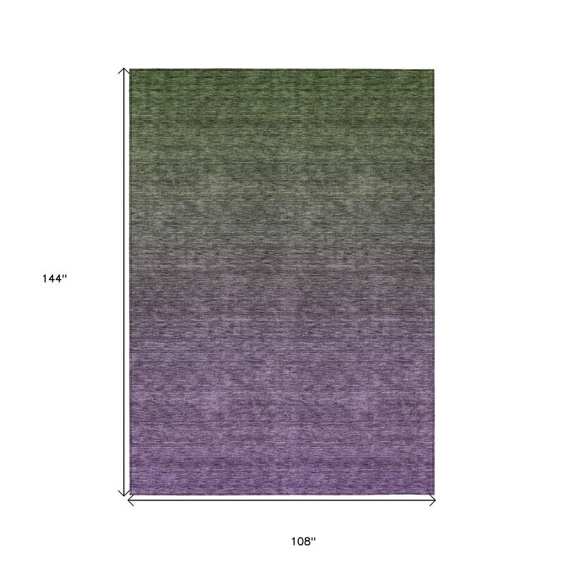HomeRoots Ombre Transitional Rectangle Outdoor Rug