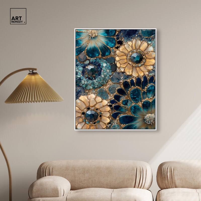 Opulent Geode III Canvas by Art Remedy