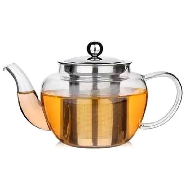 20 oz Glass Teapot with Stainless Steel Infuser Bed Bath & Beyond