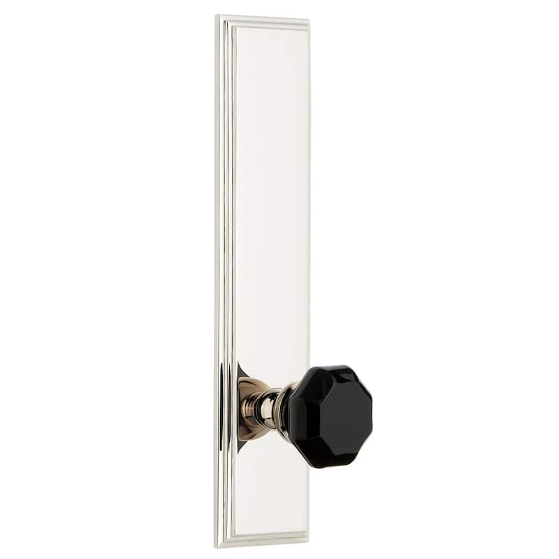 Grandeur Carre Solid Brass Rose Single Tall Plate Dummy Door Knob with