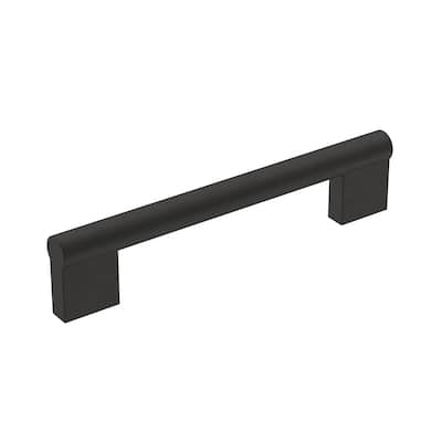 Versa 5-1/16 in (128 mm) Center-to-Center Matte Black Cabinet Pull - 5.0625