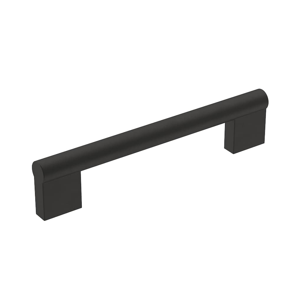 Versa 5-1/16 in (128 mm) Center-to-Center Matte Black Cabinet Pull - 5.0625