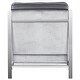 preview thumbnail 6 of 5, SAFAVIEH Mid-Century Modern Glam Walden Velvet Light Grey Club Chair - 30" x 33.5" x 34.3"