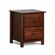 preview thumbnail 13 of 13, Grain Wood Furniture Shaker 2-drawer Solid Wood Nightstand