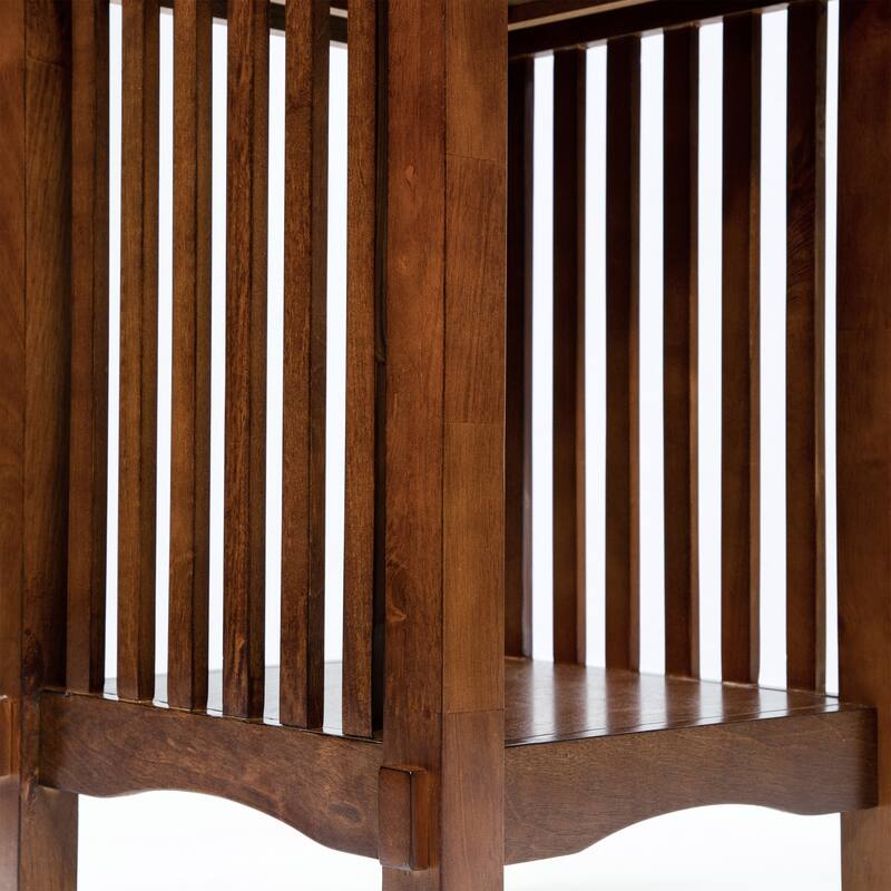 Skiff Mission Oak 16-inch Wood 1-Shelf Side Table by Furniture of America