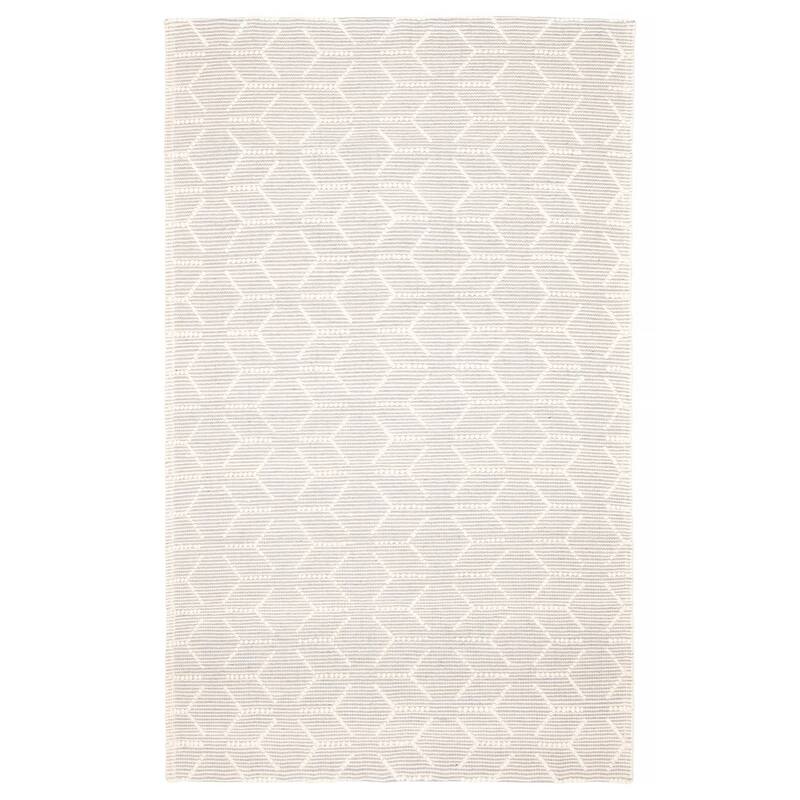 ECARPETGALLERY Braid weave Sienna Grey Wool Rug - 4'11 x 8'2 - Grey - 4'11 x 8'2
