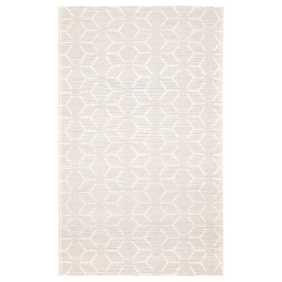ECARPETGALLERY Braid weave Sienna Grey Wool Rug - 4'11 x 8'2