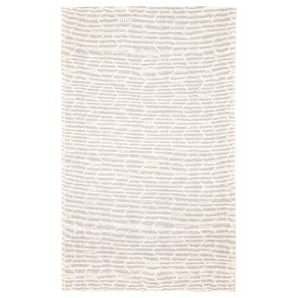 ECARPETGALLERY Braid weave Sienna Grey Wool Rug - 4'11 x 8'2