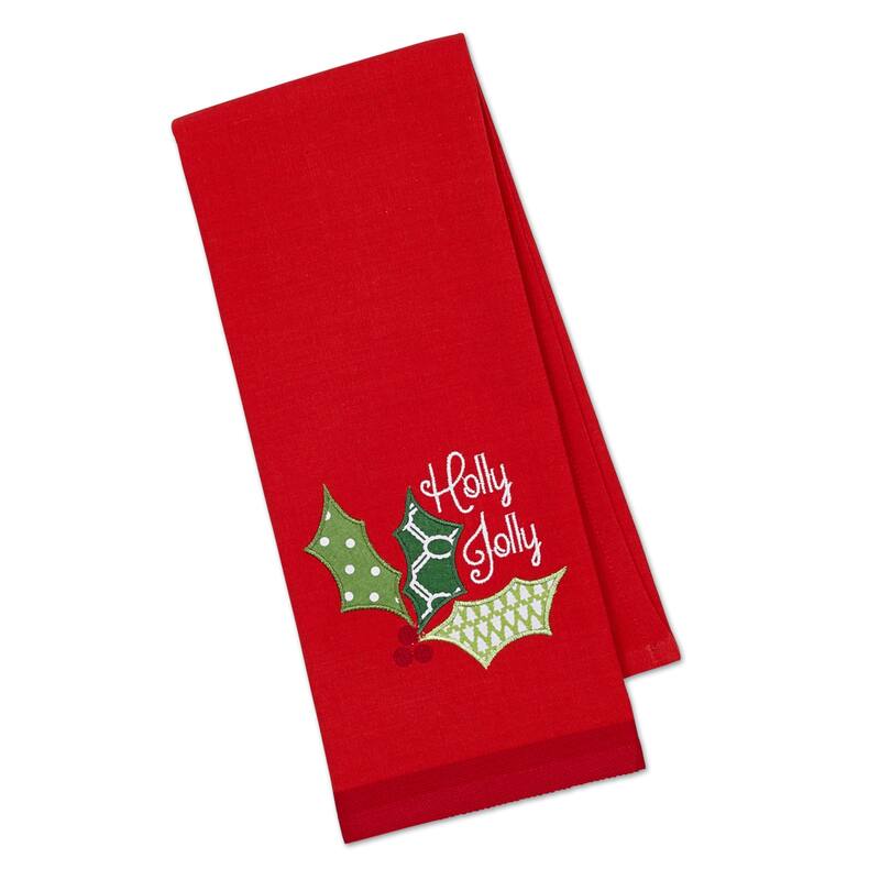 DII Assorted Christmas Printed Dishtowel