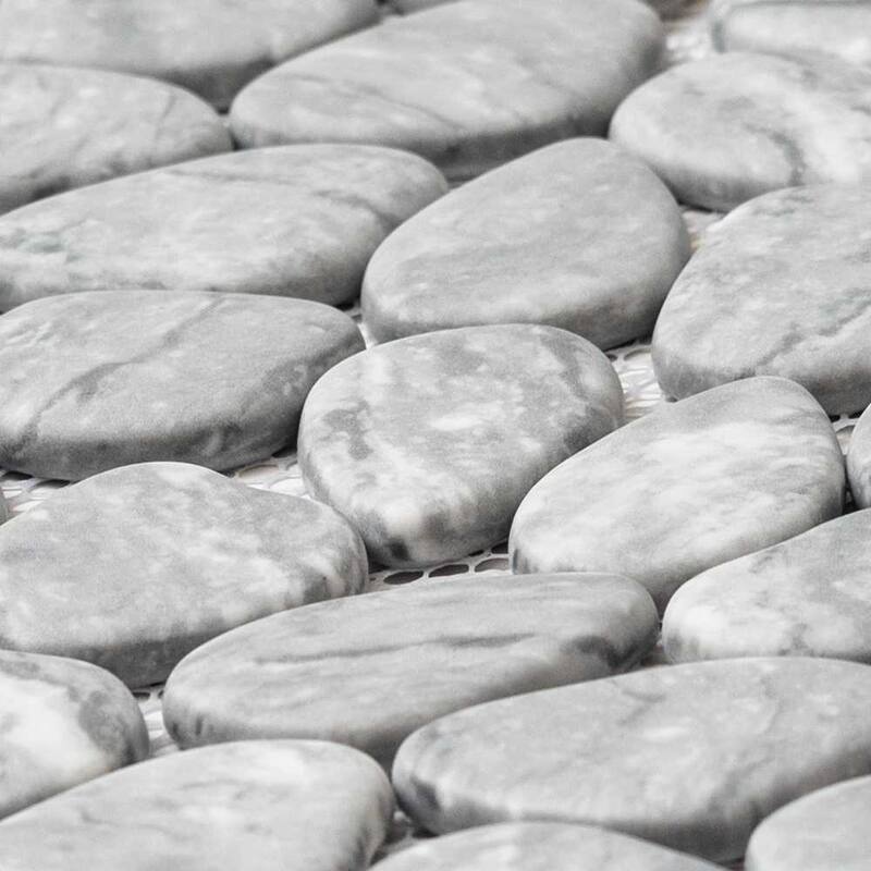 The Tile Life Recycled Cenote Pebble 13x13 Glass Floor, Wall & Backsplash Tile