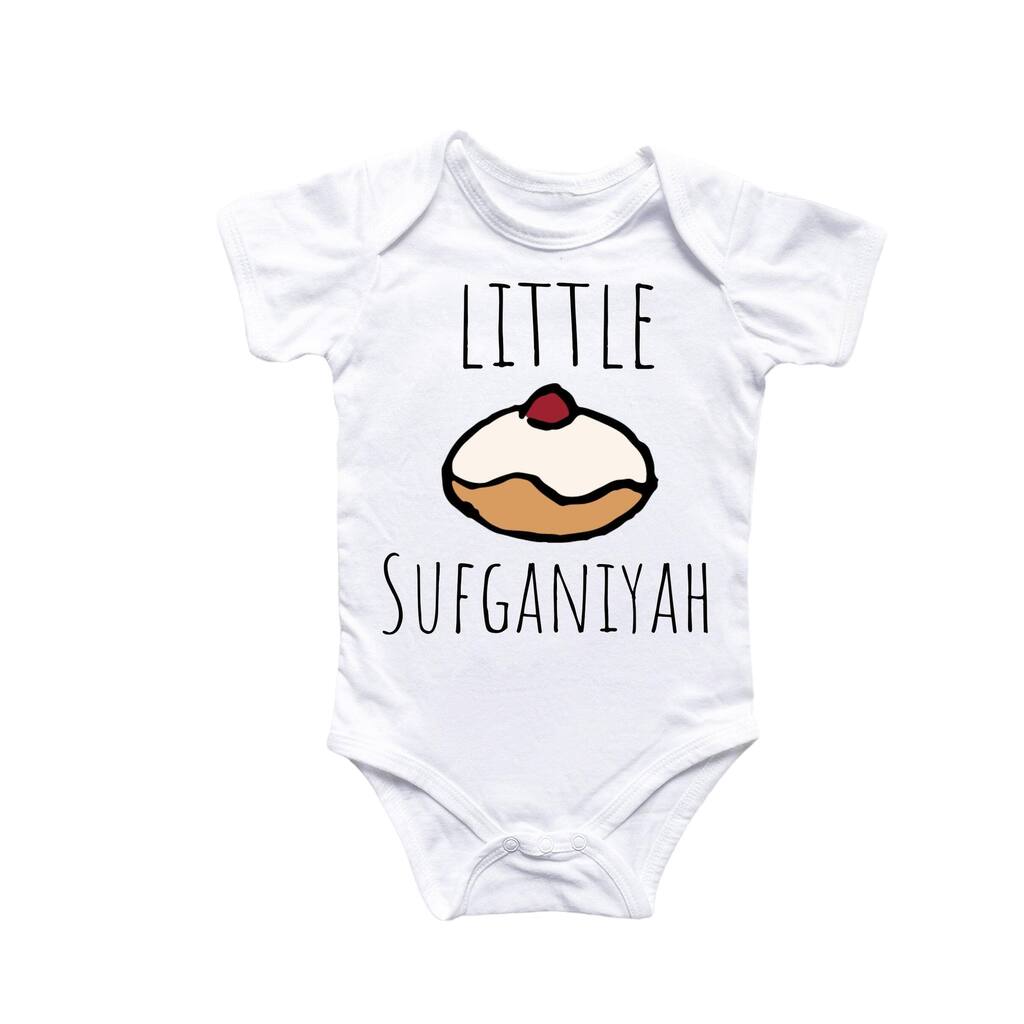 Sufganiyah Hanukkah - Baby Boy Girl Clothes Infant Bodysuit Funny Cute Newborn