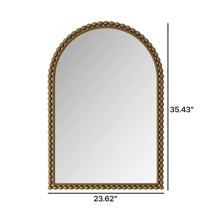 Iron Art Arch Vintage Vanity Mirror, Wall Hanging,Placed On The Table
