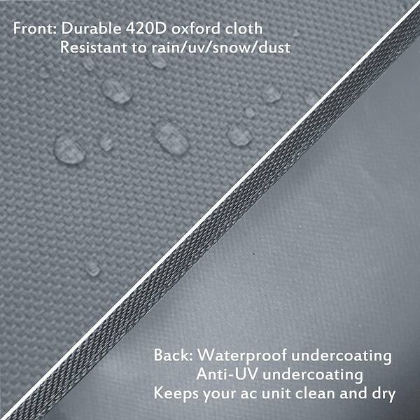 Air Conditioner Cover For Outside Units Winter Square Ac Unit Covers Overstock 33448743