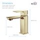 preview thumbnail 6 of 34, Lead-free Solid Brass Single Handle Bathroom Vanity Faucet with Hose