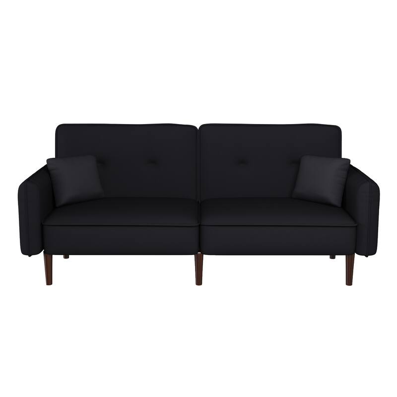 Minimalism Loveseat Sofa Convertible Futon Sofa Bed Modern Living Room