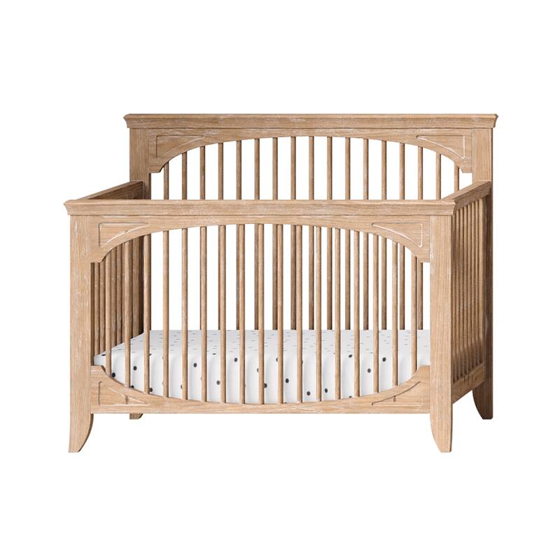 Milk Street Cameo Oval Convertible Crib - Brown