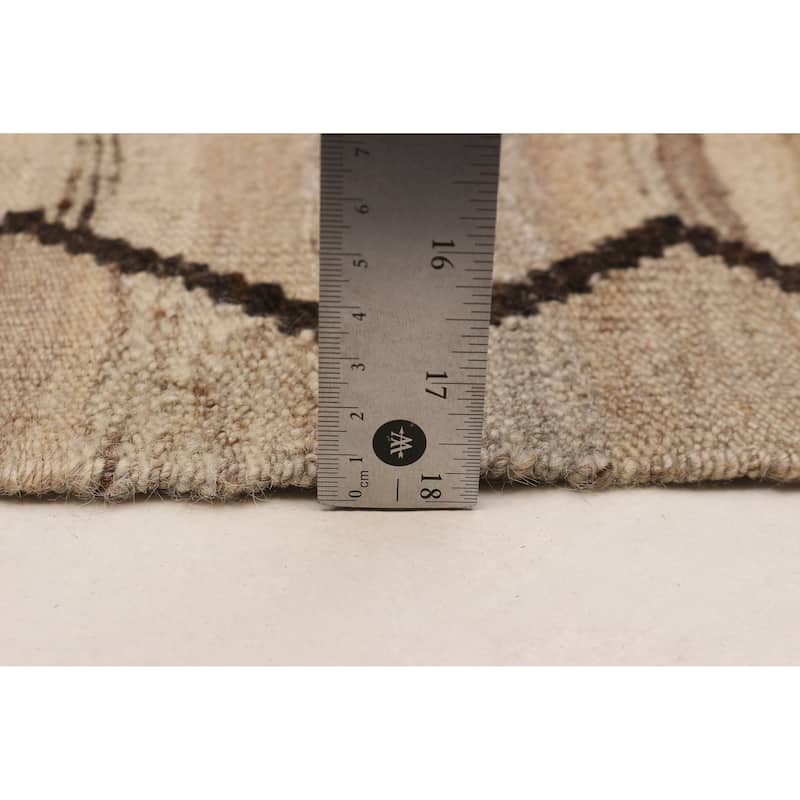 Sivas Beige, Khaki Kilim 6'2" x 8'0" - 6'2 x 8'0