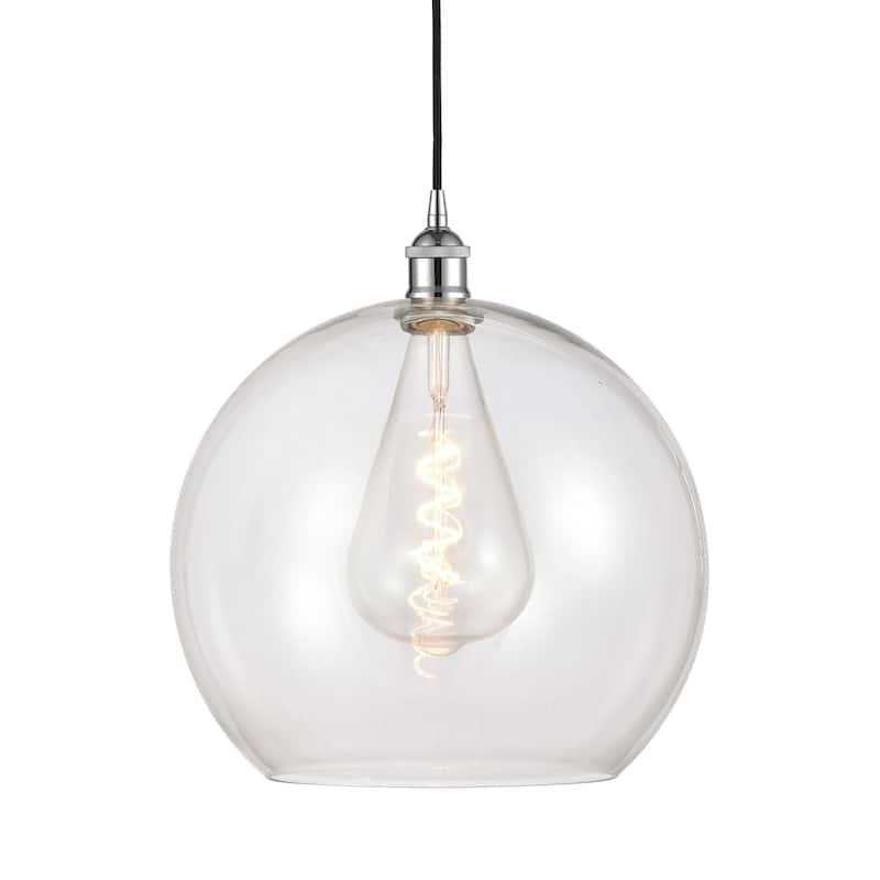 Innovations Lighting 616-1P-17-14 Athens Pendant Athens 14" Wide - Polished Chrome / Clear