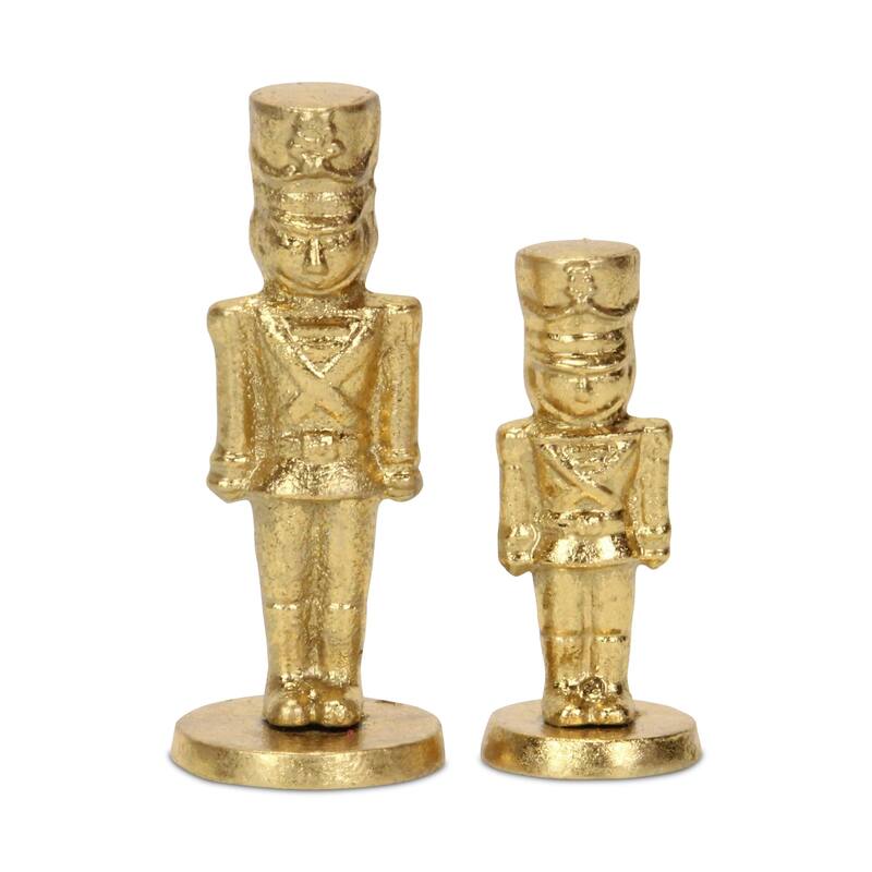 Clara Gold Cast Iron Nutcracker Figurine
