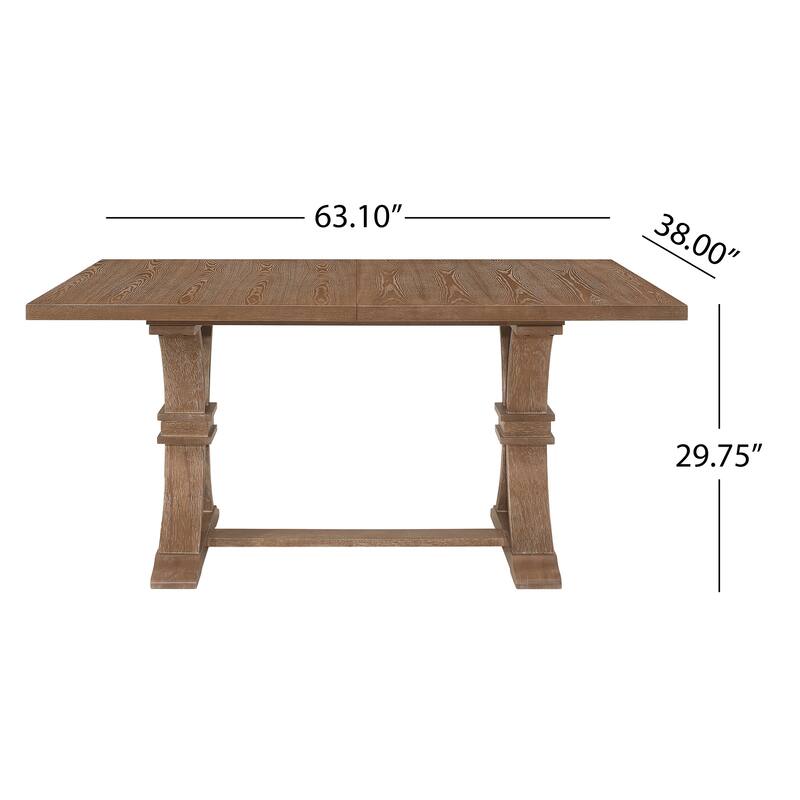 Maria Fabric and Rubberwood Dining Set by Christopher Knight Home