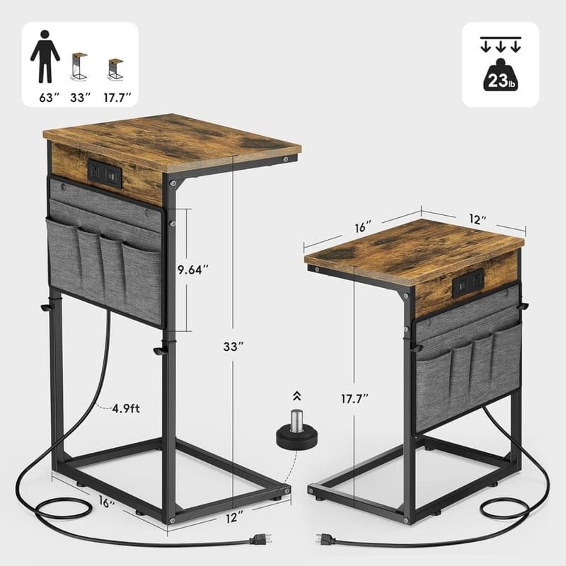 Small Sofa Table Laptop Couch Desk