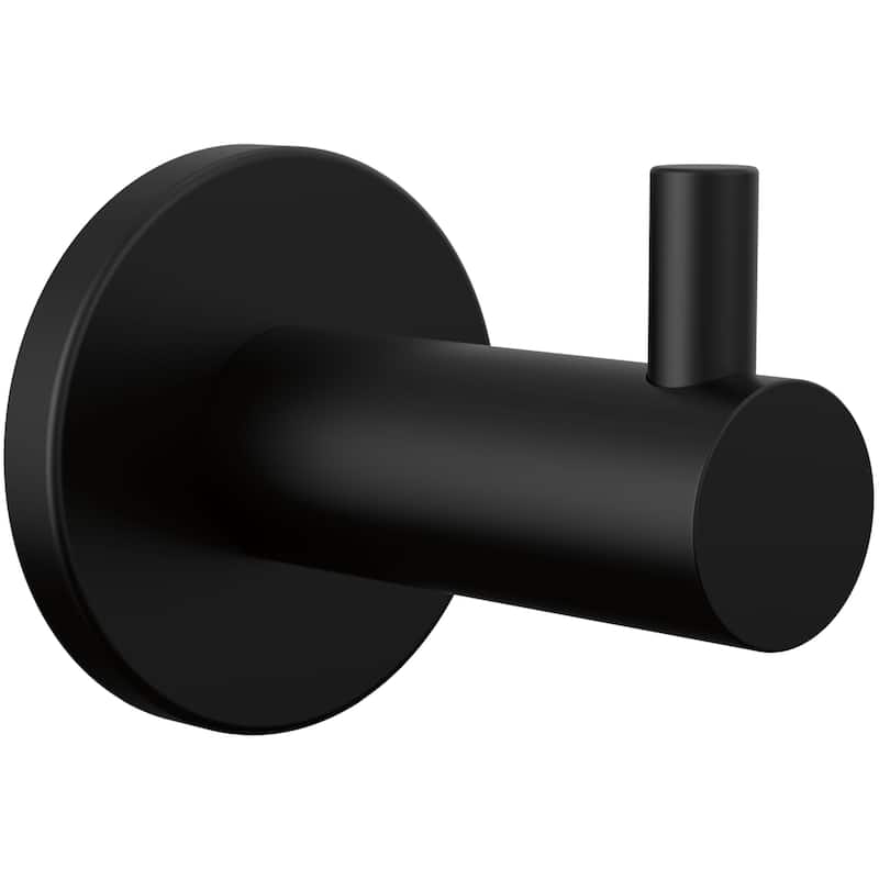 Peerless PA447 Precept Single Hook Robe Hook - Matte Black