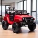 preview thumbnail 13 of 17, 12V Kids Electric Ride On Truck with Remote Control, LED Lights, Spring Suspension, Horn, Adjustable Speed, Ages 3-6 Red