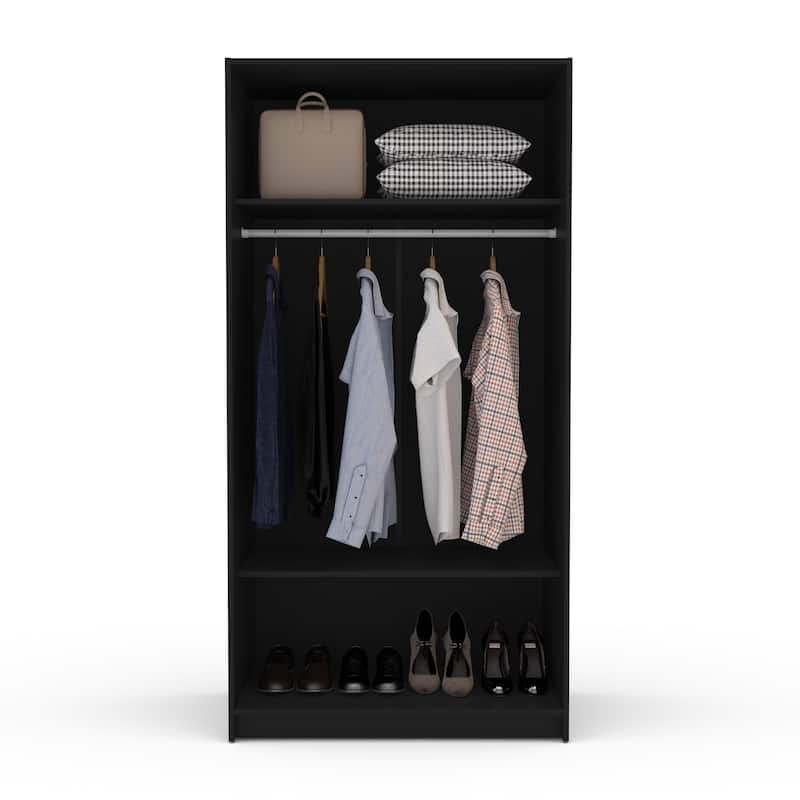 Polifurniture Denmark Wardrobe with 2 Sliding Doors