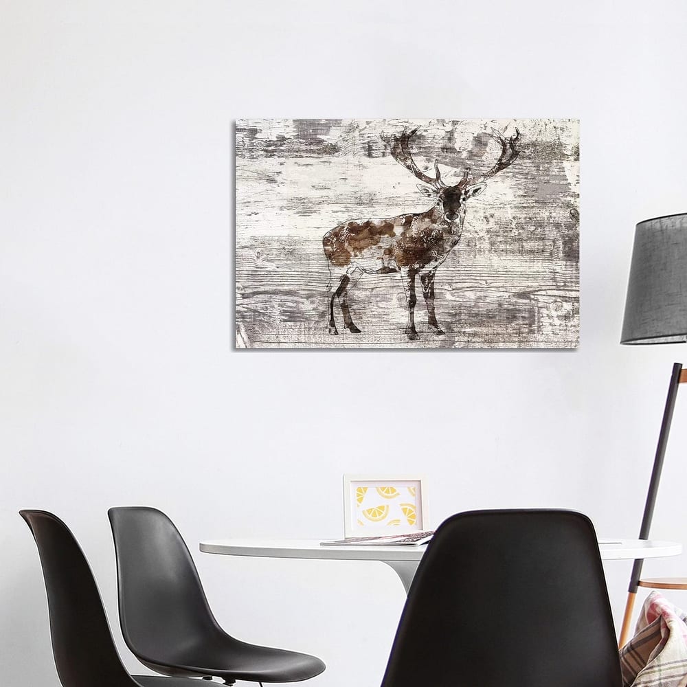 iCanvas "Rustic Deer II" by Irena Orlov Canvas Print