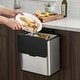 preview thumbnail 17 of 28, HOLDN’ STORAGE Trash Can and Recycling Bin Collection, Multi-Compartment Waste Organizer for Kitchen, Compost and Recycling 6 L