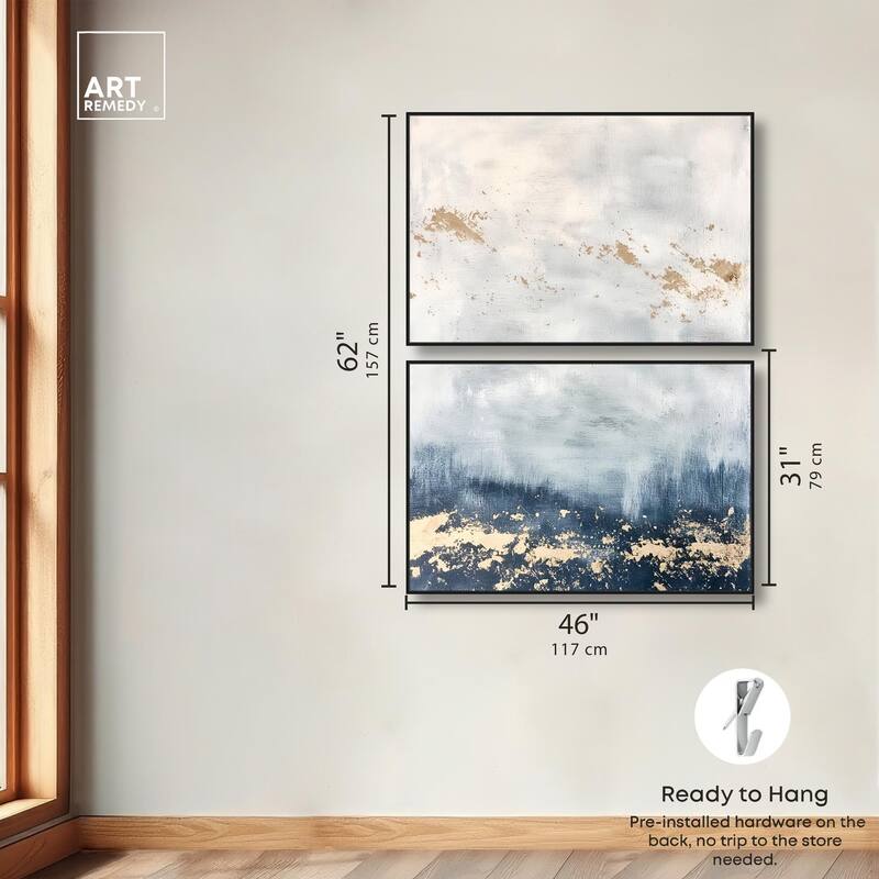 Inner Cosmos II Canvas Set of 2 by Art Remedy