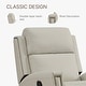preview thumbnail 3 of 52, Jerome Swivel Glider Recliner Nursery Chair Manual Push Back Recliner