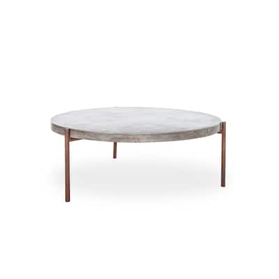 Aurelle Home Modern Concrete Outdoor Coffee Table