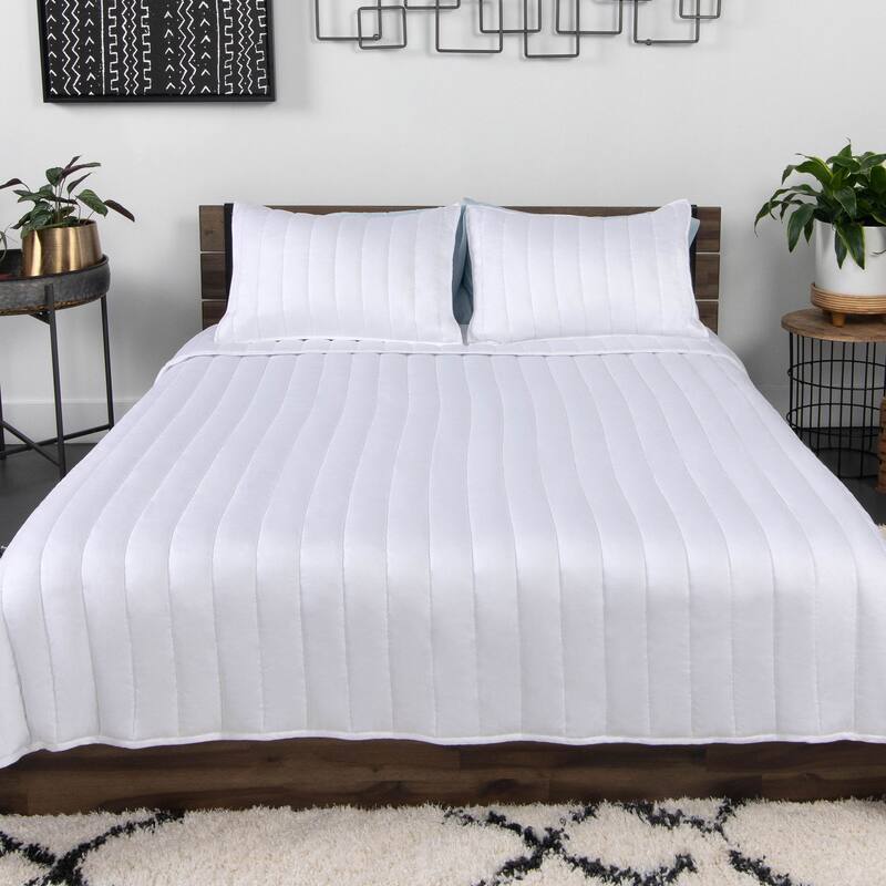 SHEEX Arctic Aire MAX Tencel Cooling Coverlet & Sham Set
