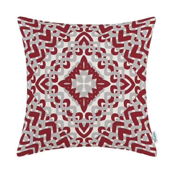 maroon throw pillow covers