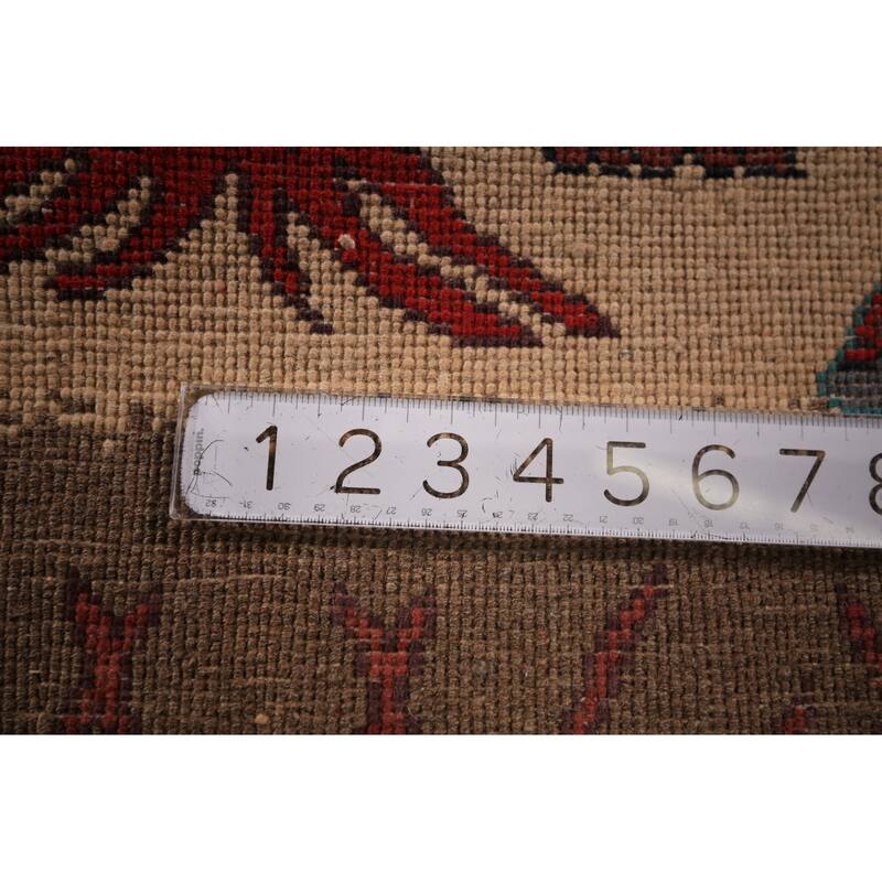 Hunting Animals Kazak Oriental Foyer Rug Handmade Pink Wool Carpet - 2'0" x 3'0"