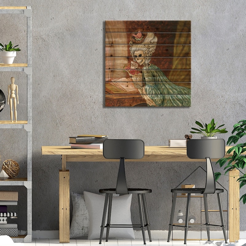Love Letter Print On Wood by Holly Wood - Multi-Color