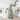 Glitzhome Pre-Lit Flocked Pencil Spruce Artificial Christmas Tree with Warm White Lights