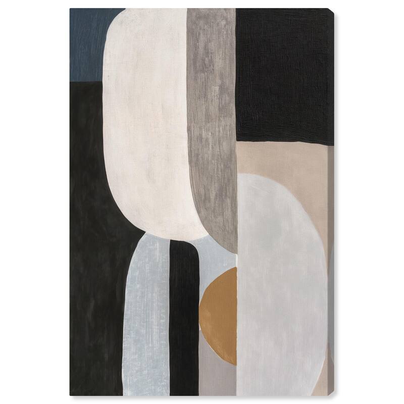 Interlocking Segments II Canvas by Art Remedy, Gallery Wrapped - 20" x 30"